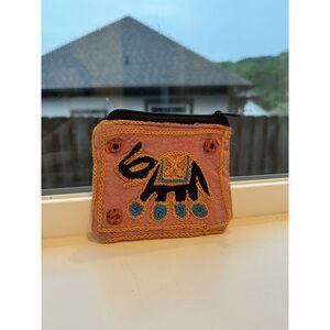 Elephant Coin Purse Pink EUC